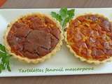 Tartelettes fenouil mascarpone