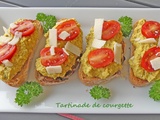 Tartinade de courgette