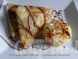 Triangles aux poires-amandes et chocolat