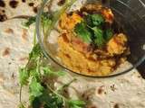 Dal au potimarron et chapatis au cumin