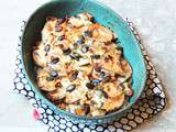 Gratin de patate douce à la feta et aux herbes du jardin