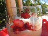 Mousse de mascarpone, fraises et tonka {recette ultra rapide}