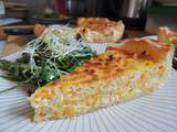 Quiche aux panais et carottes râpés