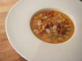 Soupe de haricots blancs au chorizo