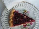 Tarte framboises tonka