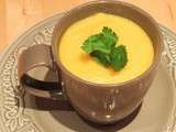 Velouté de butternut au gingembre {recette express}