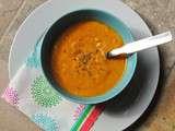 Velouté de carottes au cumin {cuisson à la cocotte minute}