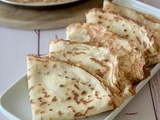 Crêpes à la farine de riz ig bas