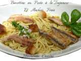 Bavettine au pesto Trapanese et anchois frais