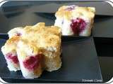 Blondies aux Framboises