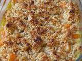 Crumble de carottes au curry