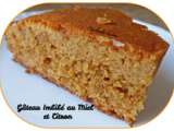 Gâteau imbibé au miel et citron