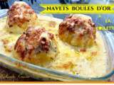 Gratin de navets à la poulette