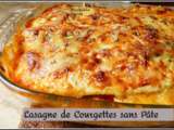 Lasagne de courgettes sans pâte