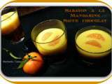 Sabayon Mandarines, Sauce Chocolat