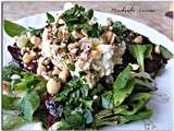 Salade de betterave cuite au four, ricotta et fines herbes