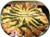 Tourte-fleur aux Herbes et aux 3 Fromages