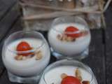 Panna-cotta au munster pignons grillés et tomate cerise