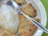 Sorbet au limoncello et brisures de cookies