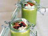 Soupe de cosses de petits pois aux lardons