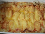 Gratin de citrouille aux crevettes et reblochon