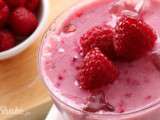 Du smoothie framboise