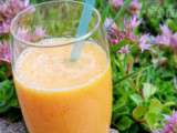 Du smoothie Melon Pêche