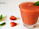 Du smoothie Pomme Fraise