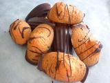 Madeleines agrumes et chocolat