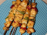 Chachlyk de poulet (brochettes marinées)