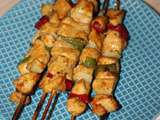 Chachlyk de poulet (brochettes marinées)