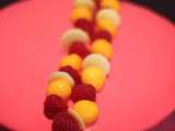 Entremets Fruits rouges et Mangue