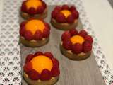 Tartelettes framboises passion