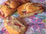 Cakes fondants au chocolat blanc et à la fraise