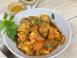 Chou fleur et dinde au curry au Cookeo