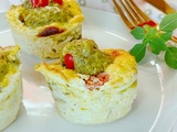 Frittata Pesto Mozza Recette Cake Factory