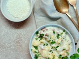 Gnocchi façon carbonara