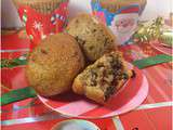 Muffins de Noel saveurs banane noisette cannelle miel et pépites de chocolat #Companion