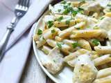 Pennes au Poulet sauce Boursin Recette Cookeo