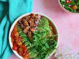 Poke Bowl Tomates Concombre et Saumon frais