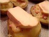 Pommes de terre farcies jambon reblochon