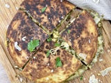 Quesadillas poulet pesto