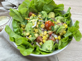 Salade d’avocat et vinaigrette au citron vert