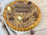 Tarte renversée crousti-praliné