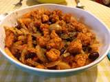 Tajine de fenouils, poivrons et haricots rouges