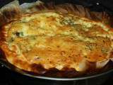 Quiche épaisse courgette et jambon tofurkey