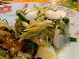 Salade de spaghettis de courgette