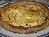 Tarte aux pommes sur pate sablée sans gluten