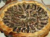 Tarte feuilletée aux champignons persillade