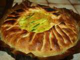 Tourte aux asperges vertes et pesto d ail des ours